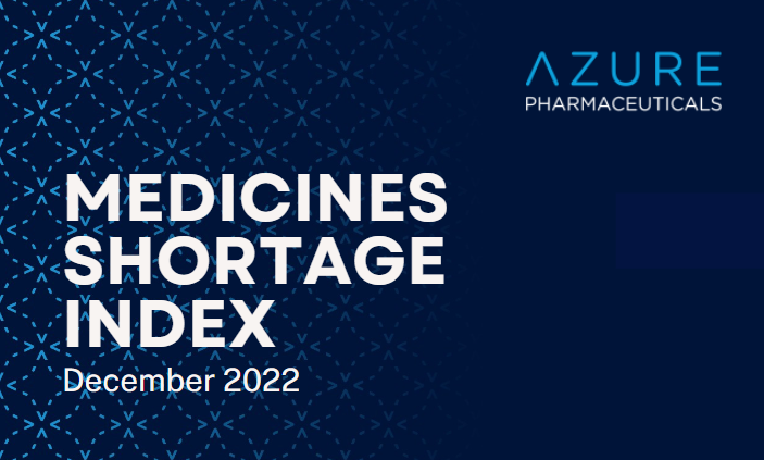 Medicine Shortage Index - Dec 22